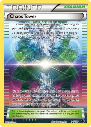 Chaos Tower 94/124 - XY  Fates Collide - Poke-Collect