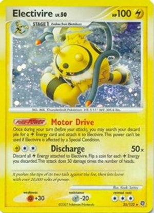 Electivire - 25/132 (DP Secret Wonders) 25 - Deck Exclusives Holofoil - Poke-Collect