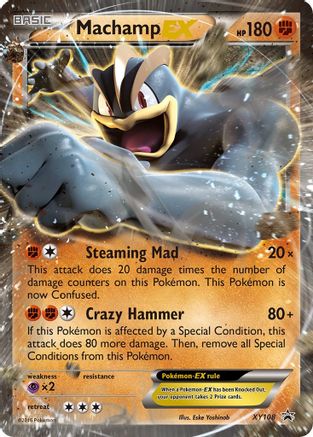 Machamp EX XY108/211 - XY Promos Holofoil - Poke-Collect