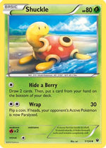 Shuckle 1/124 - XY  Fates Collide Reverse Holofoil - Poke-Collect