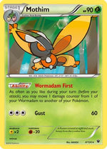 Mothim 4/124 - Fates Collide Reverse Holofoil - Poke-Collect