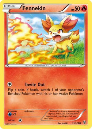 Fennekin (11) 11/124 - XY  Fates Collide - Poke-Collect