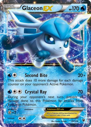 Glaceon-EX 20/124 - Fates Collide Holofoil - Poke-Collect