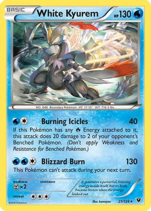 White Kyurem 21/124 - Fates Collide Holofoil