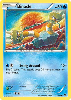 Binacle 22/124 - Fates Collide - Poke-Collect