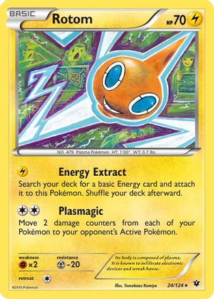 Rotom 24/124 - Fates Collide Reverse Holofoil - Poke-Collect