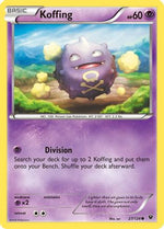 Koffing 27/124 - XY  Fates Collide Reverse Holofoil - Poke-Collect