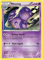 Weezing 28/124 - Fates Collide Reverse Holofoil - Poke-Collect