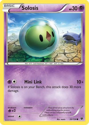 Solosis 33/124 - Fates Collide Reverse Holofoil - Poke-Collect