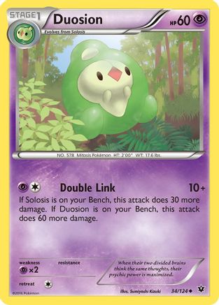 Duosion 34/124 - XY  Fates Collide - Poke-Collect