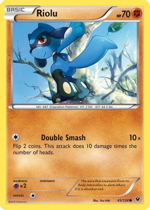 Riolu 45/124 - Fates Collide Reverse Holofoil - Poke-Collect