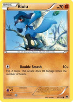 Riolu (45) 45/124 - XY  Fates Collide Reverse Holofoil - Poke-Collect