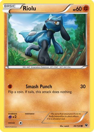 Riolu (46) 46/124 - XY  Fates Collide - Poke-Collect