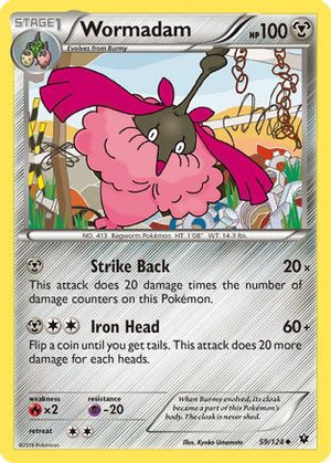Wormadam 59/124 - Fates Collide Reverse Holofoil - Poke-Collect