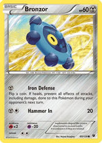 Bronzor 60/124 - XY  Fates Collide - Poke-Collect