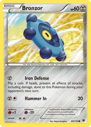 Bronzor 60/124 - XY  Fates Collide - Poke-Collect