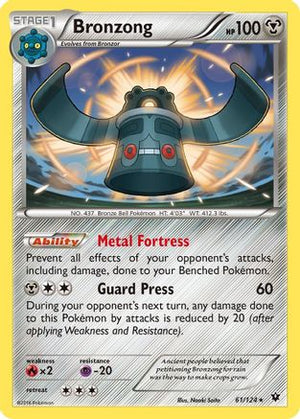 Bronzong 61/124 - XY  Fates Collide - Poke-Collect