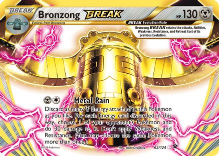 Bronzong BREAK 62/124 - XY  Fates Collide Holofoil - Poke-Collect