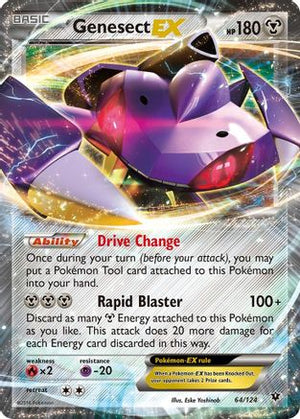 Genesect EX 64/124 - XY  Fates Collide Holofoil - Poke-Collect