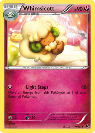 Whimsicott 71/124 - Fates Collide - Poke-Collect