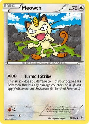 Meowth 74/124 - Fates Collide - Poke-Collect