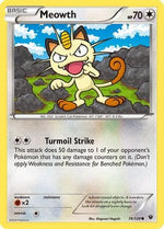 Meowth 74/124 - Fates Collide Reverse Holofoil - Poke-Collect