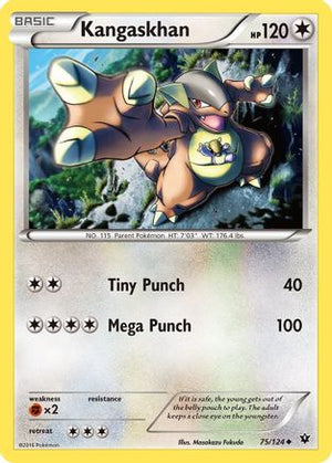 Kangaskhan 75/124 - XY  Fates Collide - Poke-Collect