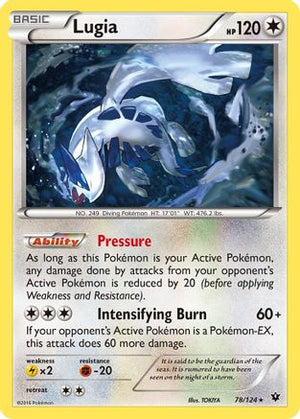 Lugia 78/124 - XY  Fates Collide
