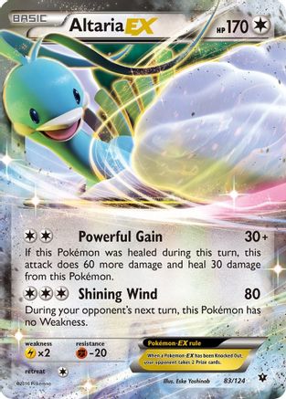 Altaria EX 83/124 - XY  Fates Collide Holofoil - Poke-Collect