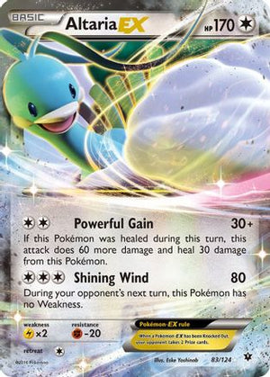 Altaria-EX 83/124 - Fates Collide Holofoil