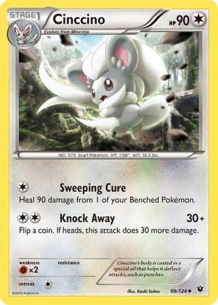 Cinccino (89) 89/124 - XY  Fates Collide - Poke-Collect