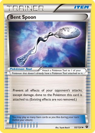 Bent Spoon 93/124 - XY  Fates Collide Reverse Holofoil - Poke-Collect