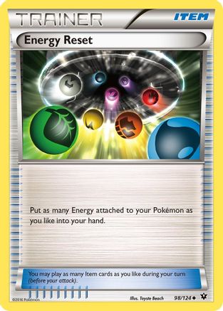 Energy Reset 98/124 - XY  Fates Collide - Poke-Collect