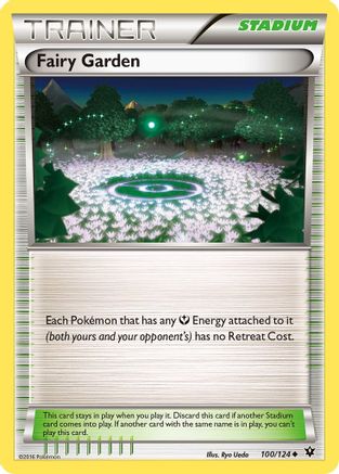 Fairy Garden 100/124 - Fates Collide Reverse Holofoil - Poke-Collect