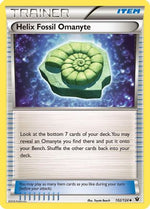 Helix Fossil Omanyte 102/124 - XY  Fates Collide - Poke-Collect