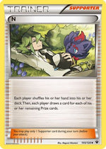 N (Supporter) 105/124 - XY  Fates Collide - Poke-Collect