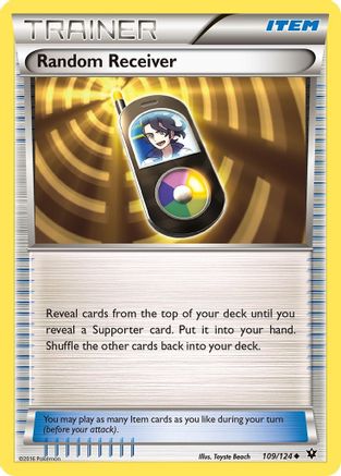 Random Receiver 109/124 - XY  Fates Collide - Poke-Collect