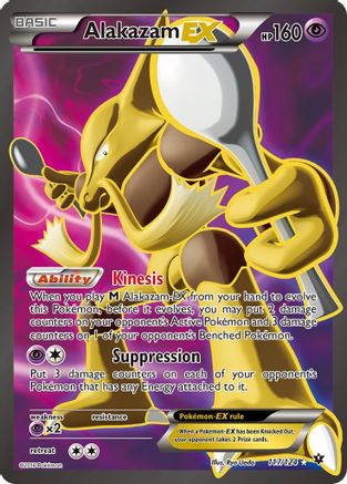 Alakazam EX (Full Art) 117/124 - XY  Fates Collide Holofoil - Poke-Collect