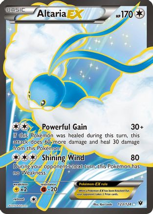 Altaria EX (Full Art) 123/124 - XY  Fates Collide Holofoil - Poke-Collect