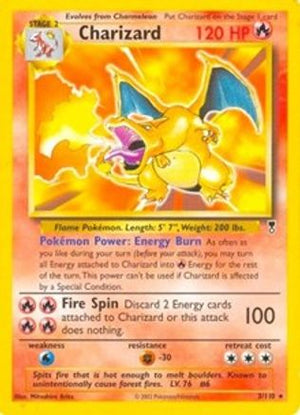 Charizard - 3/110 (WotC Legendary Collection) 3 - Deck Exclusives - Poke-Collect