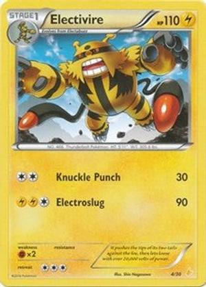 Electivire (4) 4 - XY Trainer Kit Pikachu Libre & Suicune - Poke-Collect