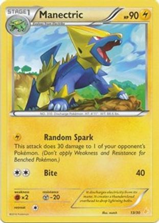 Manectric (22) 22 - XY Trainer Kit Pikachu Libre & Suicune - Poke-Collect