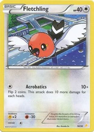Fletchling 16 - XY Trainer Kit Pikachu Libre & Suicune - Poke-Collect