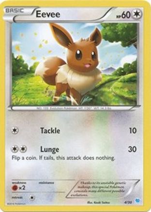 Eevee 4 - XY Trainer Kit Pikachu Libre & Suicune - Poke-Collect