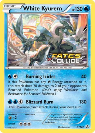 White Kyurem XY128/211 - XY Black Star Promos Holofoil - Poke-Collect