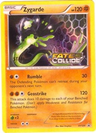 Zygarde (Staff Prerelease) XY129 - XY Promos Holofoil - Poke-Collect