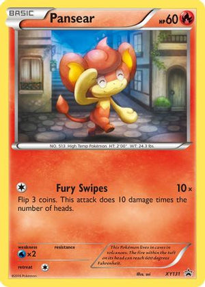Pansear XY131/211 - XY Black Star Promos Holofoil - Poke-Collect