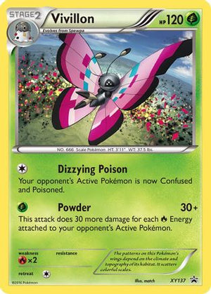 Vivillon XY137/211 - XY Black Star Promos Holofoil - Poke-Collect