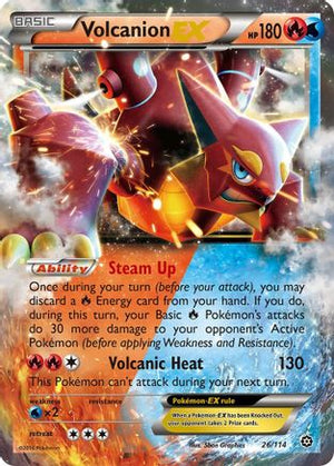 Volcanion-EX 26/114 - Steam Siege Holofoil - Poke-Collect