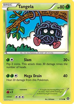 Tangela 1/114 - Steam Siege - Poke-Collect